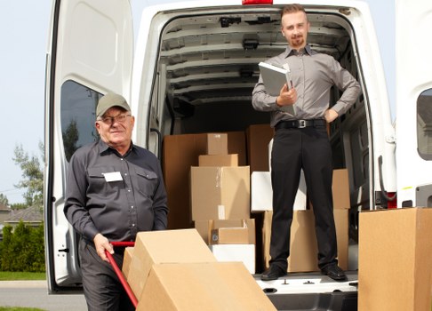 Man with van service assisting a local move in Roehampton