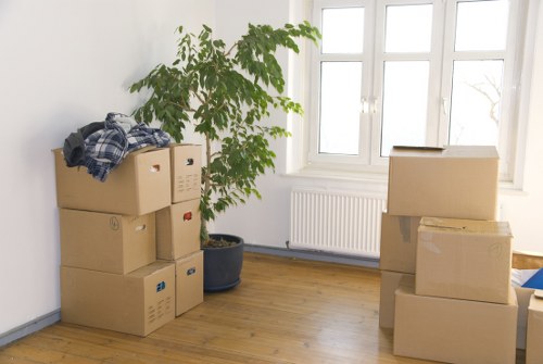 Local man and van in Roehampton supporting student relocation