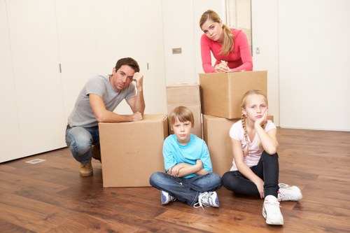 Packing and transport support for a local office relocation