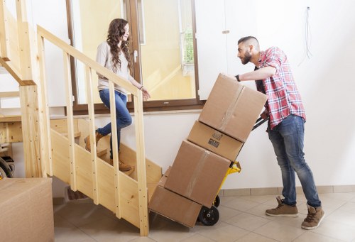 Local office move logistics and access planning in Roehampton
